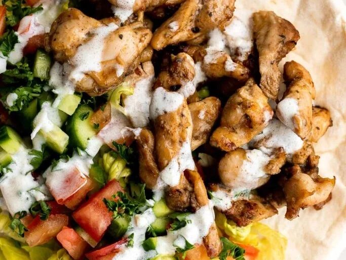 Chicken Plate in Momo Donair