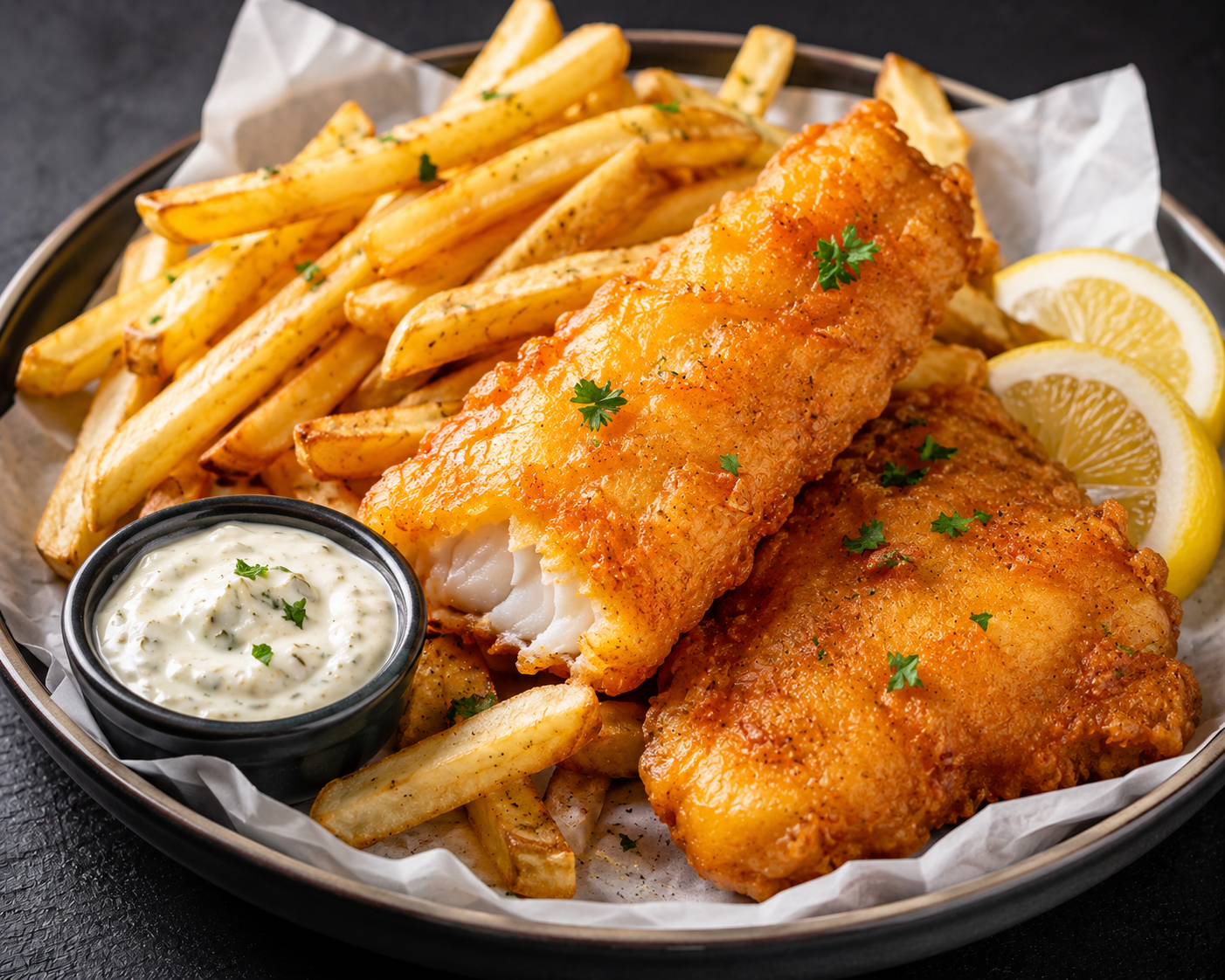Fish and Chips in Momo Donair